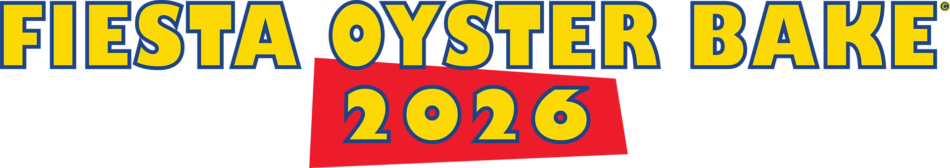 FIESTA OYSTER BAKE 2026 POSTER TITLE